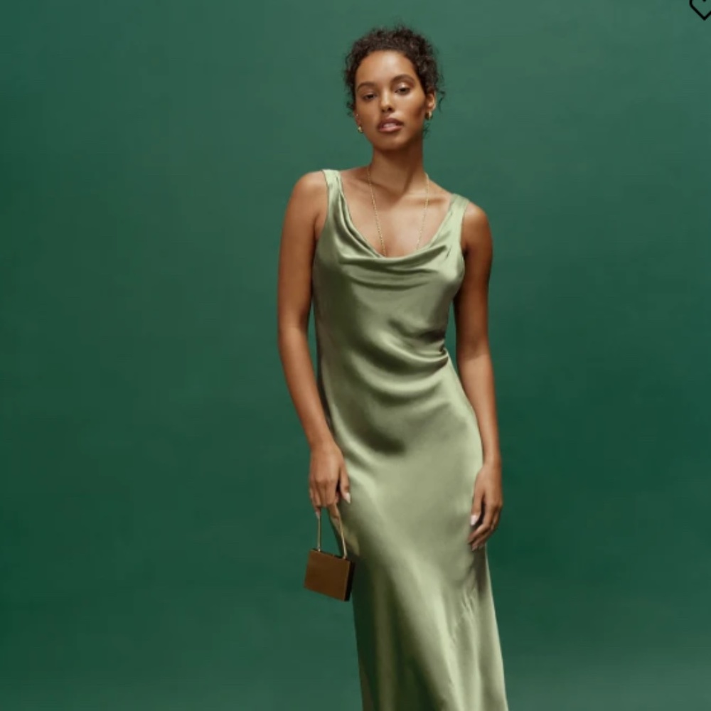 Reformation Bryn Silk Dress